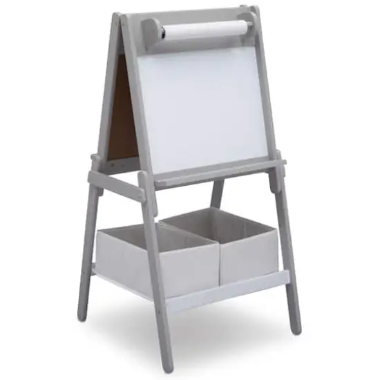 My Size Gray Double Sided Storage Easel {1}