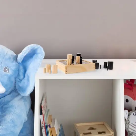 Toy Time Wooden Tabletop 3D Tic Tac Toe Board Game {9}