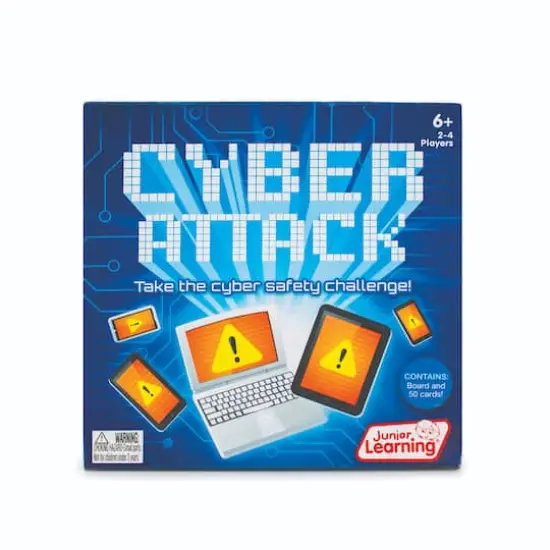 Junior Learning&reg; Cyber Attack Educational Board Game {1}