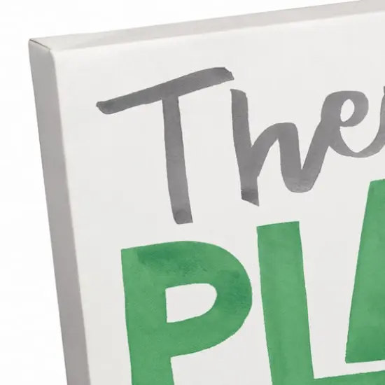 There's No Place like Home for the Holidays Typography Canvas Wall Art {4}