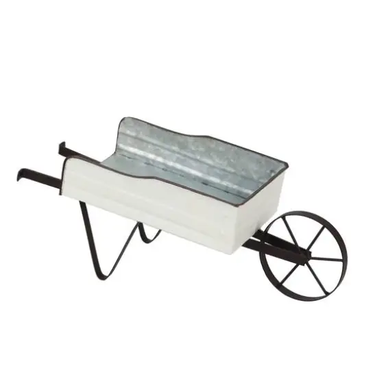 14" Cream Tabletop Wheelbarrow by Ashland&reg; {1}