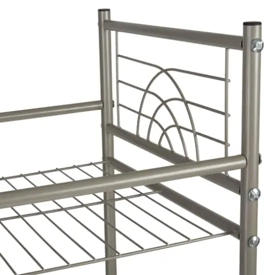 Bath Bliss Satin Nickel Bronze 5-Tier Storage Shelf {7}