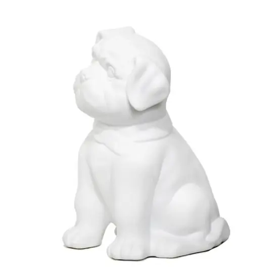 Simple Designs Porcelain Puppy Dog Shaped Table Lamp {6}