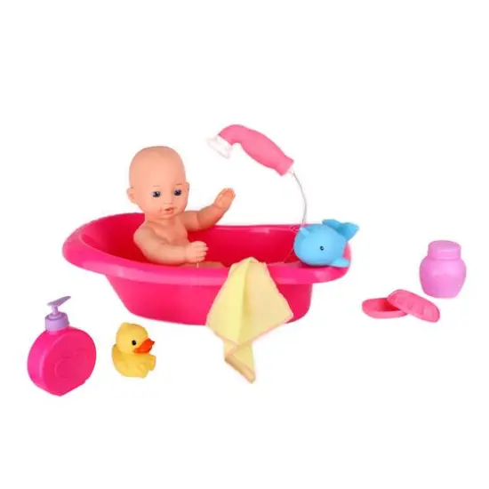 Dream Collection 12" Baby Bath Time Play Set Toy {6}