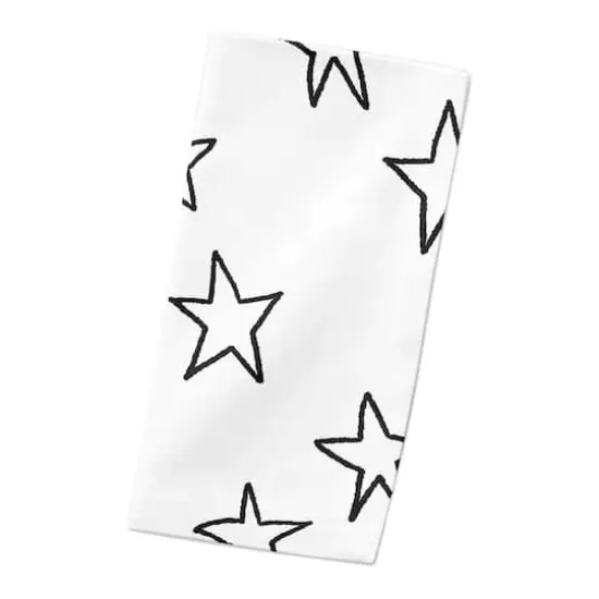 Simple Star Pattern 10" x 10" Cotton Twill Napkin {3}