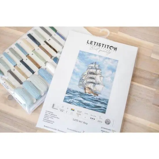 Letistitch Ship Counted Cross Stitch Kit {3}