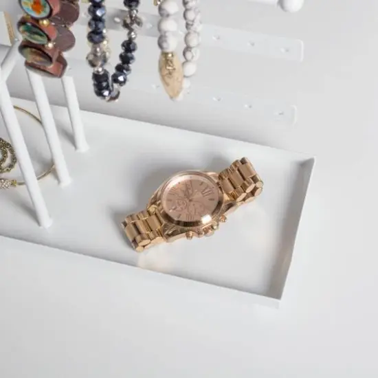 DII&reg; 3-Tier Jewelry Organizer White {7}