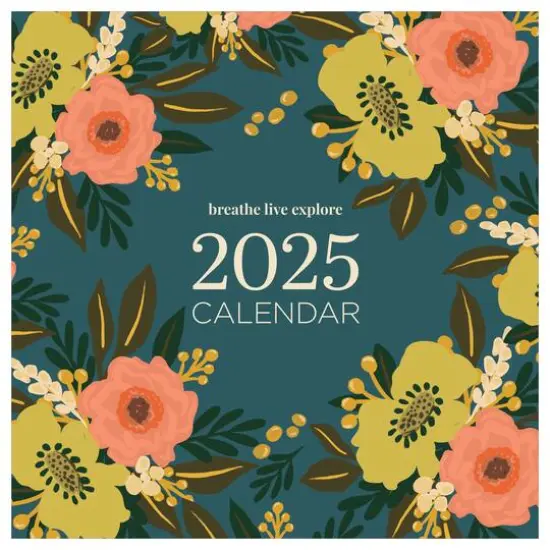 TF Publishing 2025 Breathe Live Explore Wall Calendar {1}