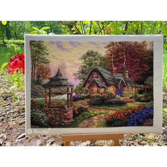 Merejka Make a Wish Cottage Counted Cross Stitch Kit {7}