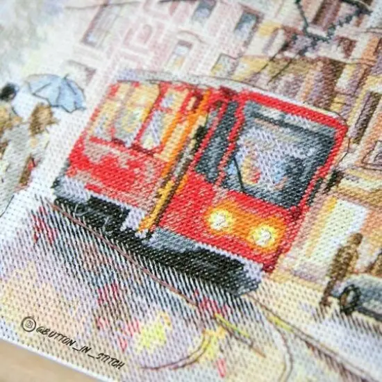 Alisa October In The City Cross Stitch Kit {3}