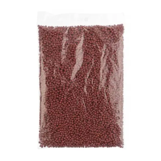 John Bead Terra Intensive 6/0 Czech Glass Seed Beads, 500g Brown Matte {3}