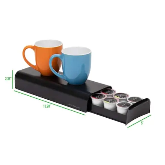 Mind Reader Black Compact Single Serve Coffee Pod Holder Coffee Station and Pod Capsule Storage Organizer {4}