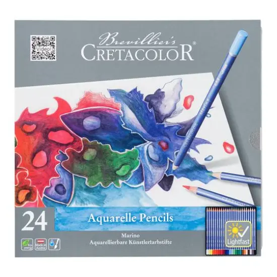 Cretacolor Marino 24 Color Lightfast Watercolor Pencil Set {3}