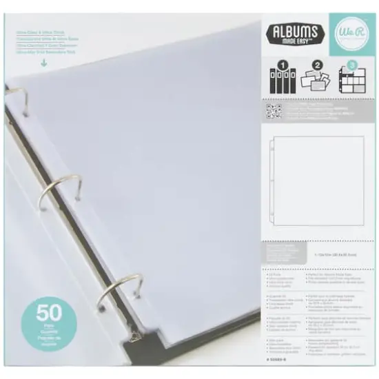 We R Memory Keepers® 12" x 12" Ring Page Protectors, 50ct. {1}