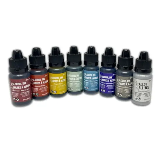 Tim Holtz&reg; Earthtones 8 Color Alcohol Ink Set {3}