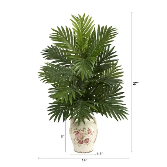 2ft. Areca Palm Plant in Floral Jar {3}