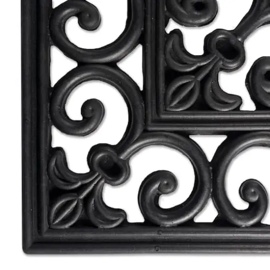 DII&reg; J&M Wrought Iron Rubber Doormat {4}