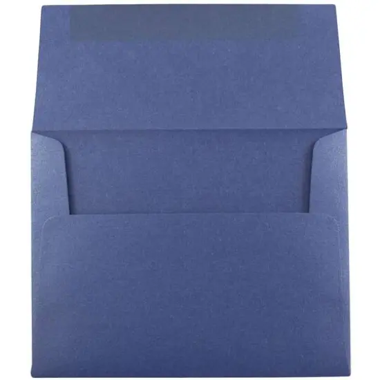 JAM Paper 4.375" x 5.75" Metallic Invitation Envelopes, 25ct. Sapphire Blue {4}