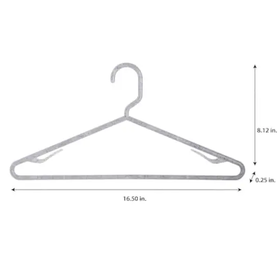 Simplify Grey Granite Look Design Hangers, 10ct. {4}