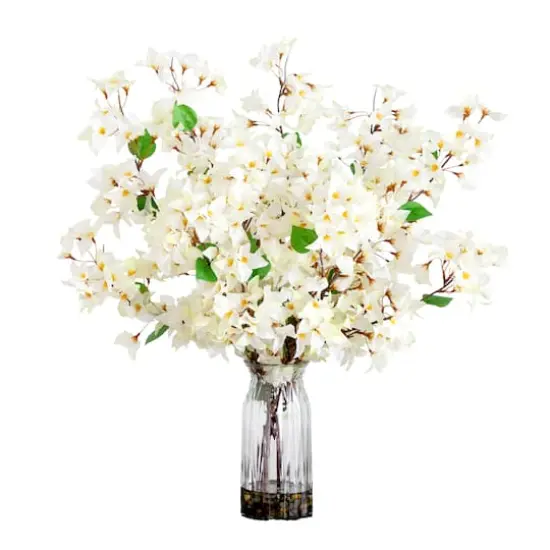 2.5ft. White Bougainvillea Arrangement in Vase {1}