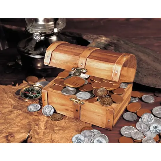 Treasure Chest of 51 Historic Coins {1}