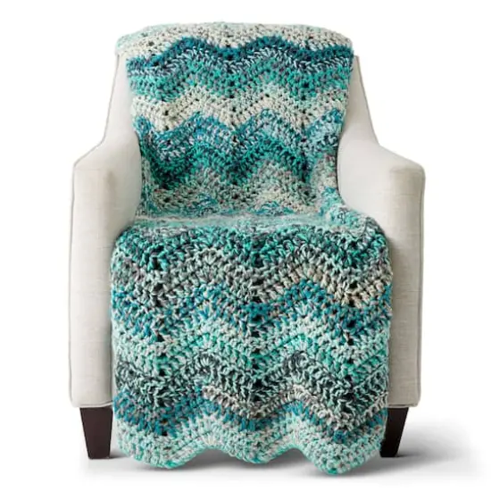 Caron&reg; Chunky Cakes&trade; Yarn Turquoise Swirl {7}