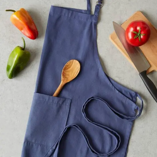 DII&reg; Chino Chef Apron French Blue {9}