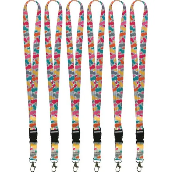 Teacher Created Resources Tropical Punch Pineapples Lanyard, 6ct. {1}