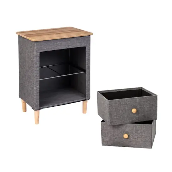 Honey Can Do 2 Drawer Fabric Storage Organizer {10}