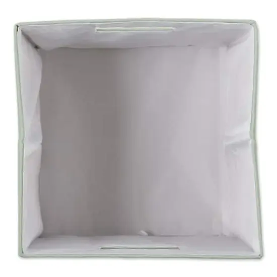 DII&reg; 11" Polyester Solid Storage Cube Mint {5}