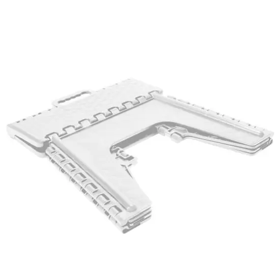 Simplify 12" Folding Step Stool White {8}