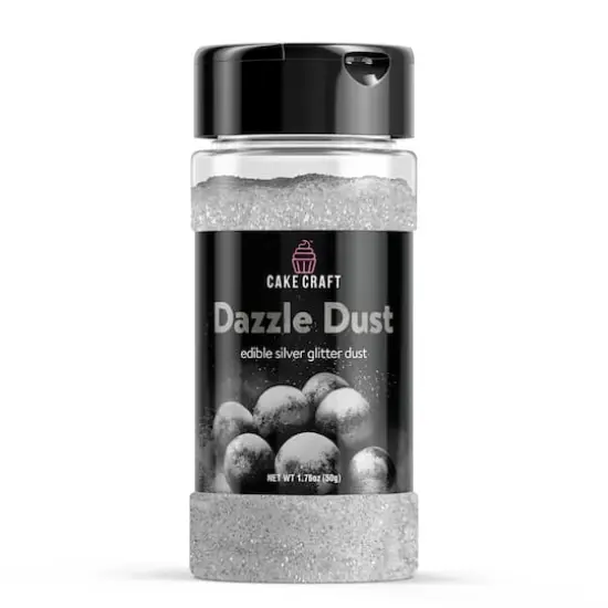 Cake Craft Edible Dazzle Dust Silver {1}