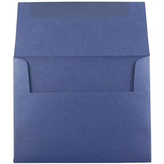 JAM Paper 4.375" x 5.75" Metallic Invitation Envelopes, 25ct. Lapis Lazuli Stardream {4}