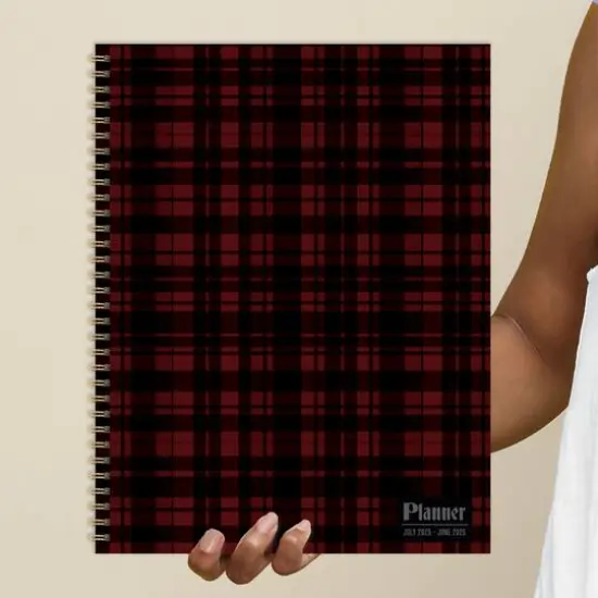 TF Publishing 2025-2026 Gwen Plaid Large Weekly/Monthly Planner {9}