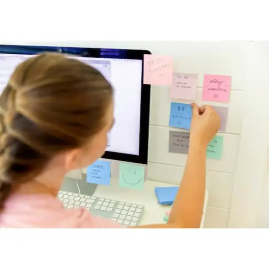 Post-it&reg; 3" x 3" Super Sticky Notes, 5 Pack Pink Salt {5}