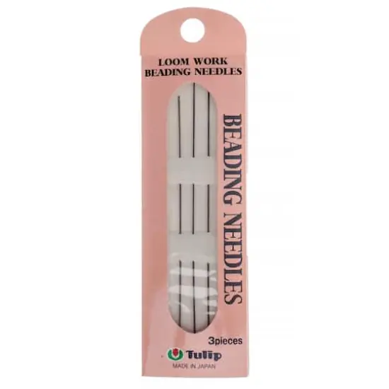 Tulip&reg; Japanese Loom Work Beading Needles, 3ct. {1}