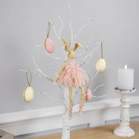 13" Plush Ballerina Bunny Easter Wall Decoration {3}