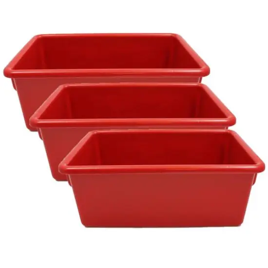 Jonti-Craft&reg; 5.3" Cubbie Tray, 3ct. Red {2}