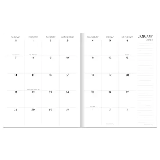TF Publishing Medium 2024 Kraft Stamped Monthly Planner {6}