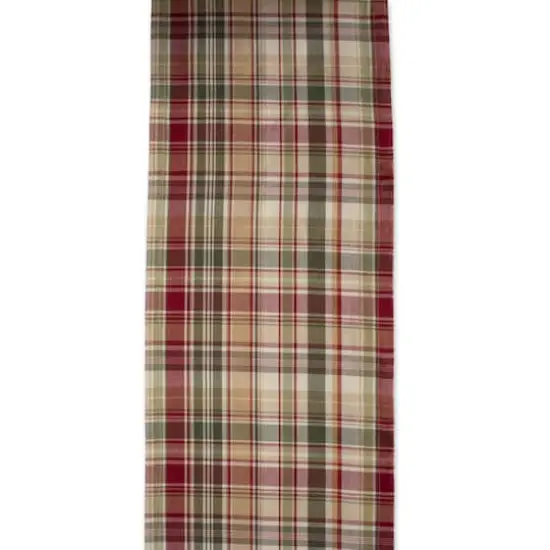 DII&reg; 108" Give Thanks Plaid Table Runner {6}