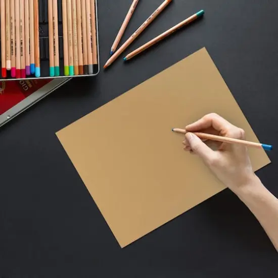 JAM Paper Matte 8.5'' x 11'' 28lb. Paper, 50 Sheets Tan Brown {4}