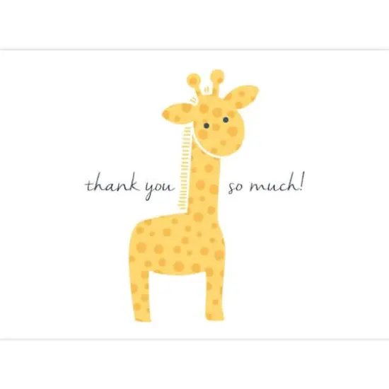 JAM Paper Cute Animal Blank Thank You Cards Set, 36ct. {5}