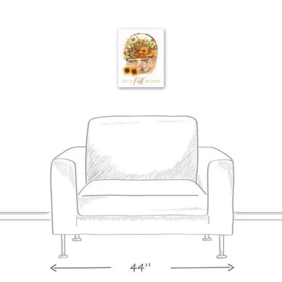 Let's Fall In Love Canvas Wall Art {6}