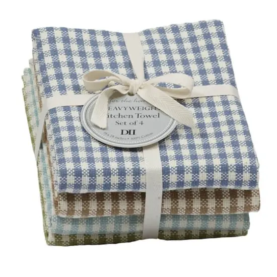 DII&reg; Lakehouse Heavyweight Dishtowel Set {4}
