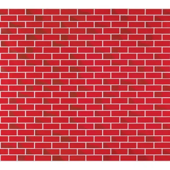 Tu-Tone&trade; Brick Corrugated Paper Roll, 48" x 12.5ft. {1}