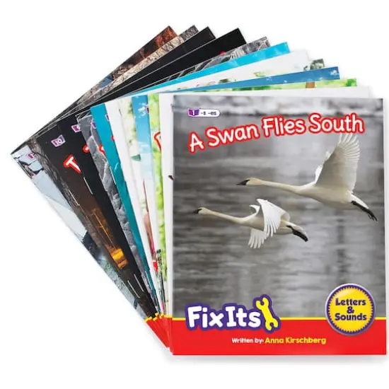 Junior Learning&reg; Decodable Readers Fix Its Suffixes Non-Fiction Phase 6 {5}