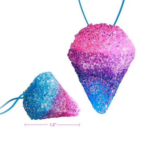 Thames & Kosmos Make Your Own Glitter Diamond Necklaces {5}