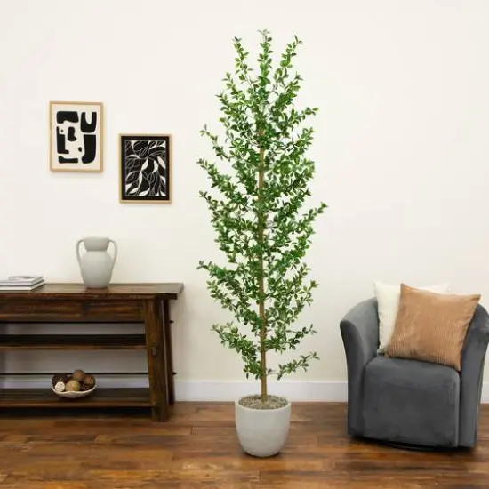 6ft. Artificial Shady Lady Black Olive Tree {9}