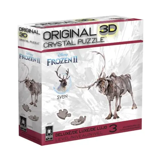 Original 3D Crystal Puzzle&trade; Disney Frozen II Sven the Reindeer 72 Piece Puzzle {3}