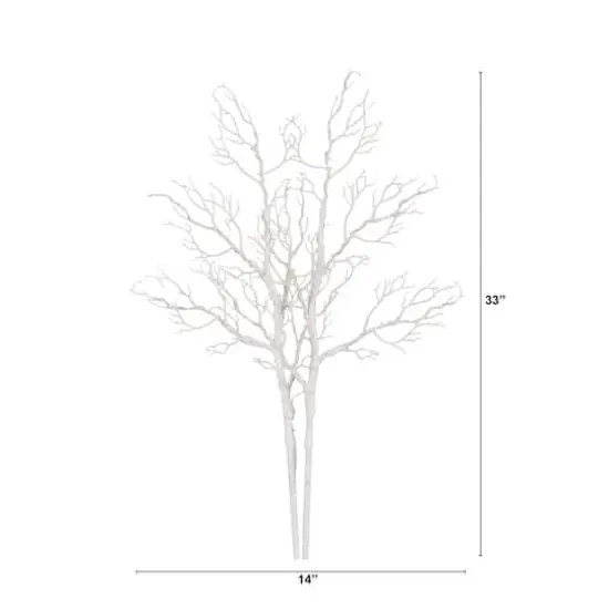 3ft. Artificial White Birch Warm White LED Pre-Lit Branches, 2ct. {3}
